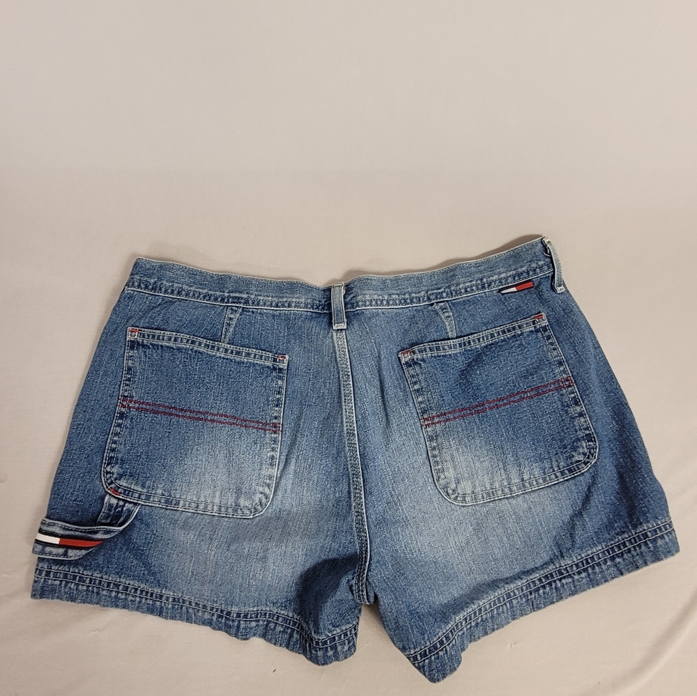 Vintage 90s Tommy Hilfiger Spellout Carge Jeans Size 13 - Picture 3 of 16